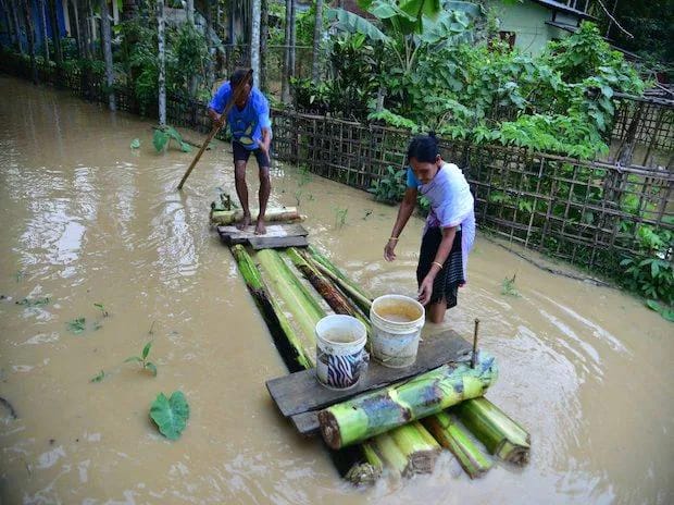 Assam flood situation continues to be grim, 5.45 mn hit; 12 fresh deaths