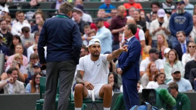 Wimbledon slaps fine on Nick Kyrgios and Stefanos Tsitsipas after heated 3rd round match