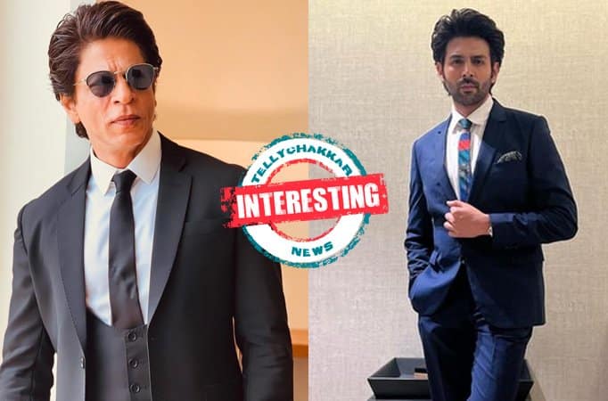 Interesting! This is what Kartik Aaryan whispered in Sharukh Khan’s ear at an event, Check out