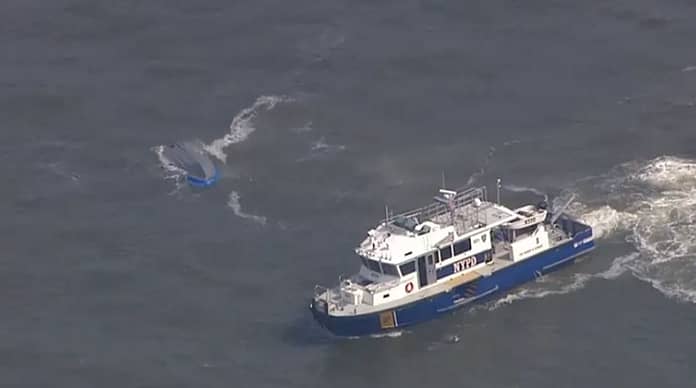 Hudson River boat capsizes, at least two people – including child – dead, police say