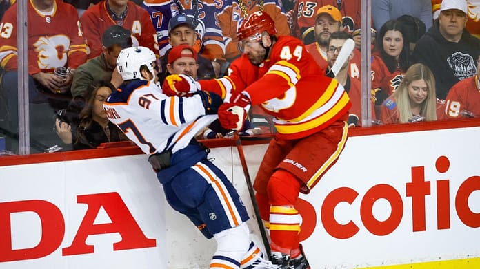 ‘We’re going to go after their top guys’ Kane on Flames targeting McDavid