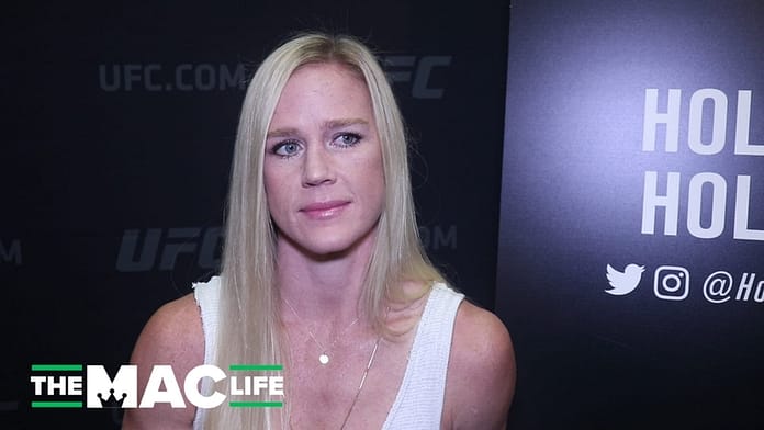 Holly Holm ‘pretty upset’ after controversial scoring of Vieira fight