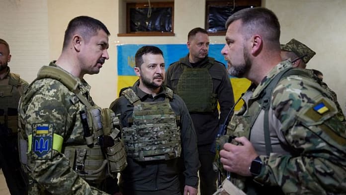 Ukraine’s Zelenskyy visits frontline in first official appearance outside Kyiv since invasion