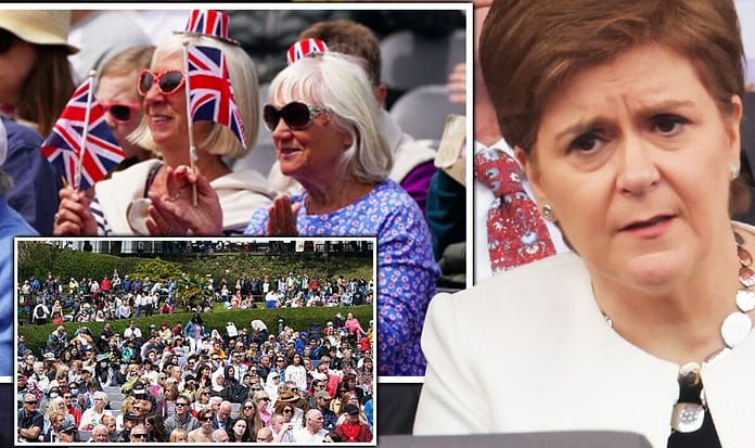 Take THAT Sturgeon: Huge crowds wave union flags in Scotland for Queen’s Jubilee