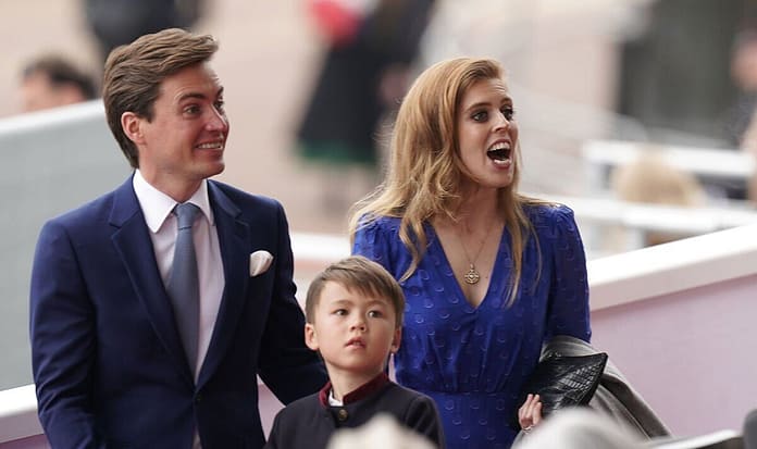‘Mummy mode’ Princess Beatrice’s stepson Wolfie makes first official royal appearance