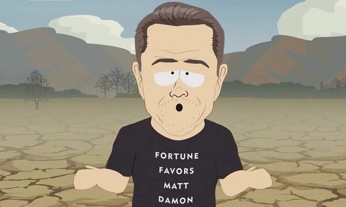 Matt Damon Drinks His Own Urine In ‘South Park’ Spoof 