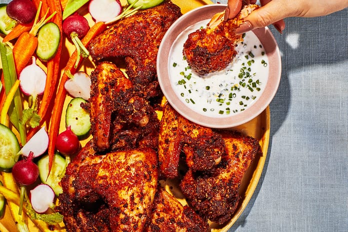 Pastrami-Spiced Chicken Wings