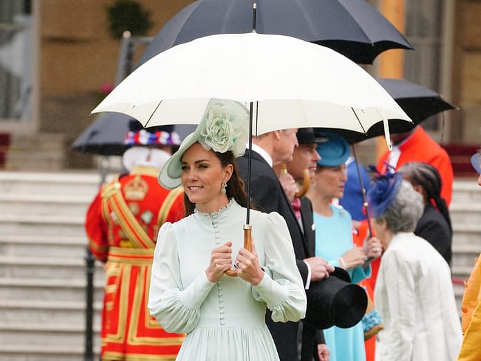 Kate Middleton Channeled Her Inner Bridgerton Sister at a Royal Garden Party