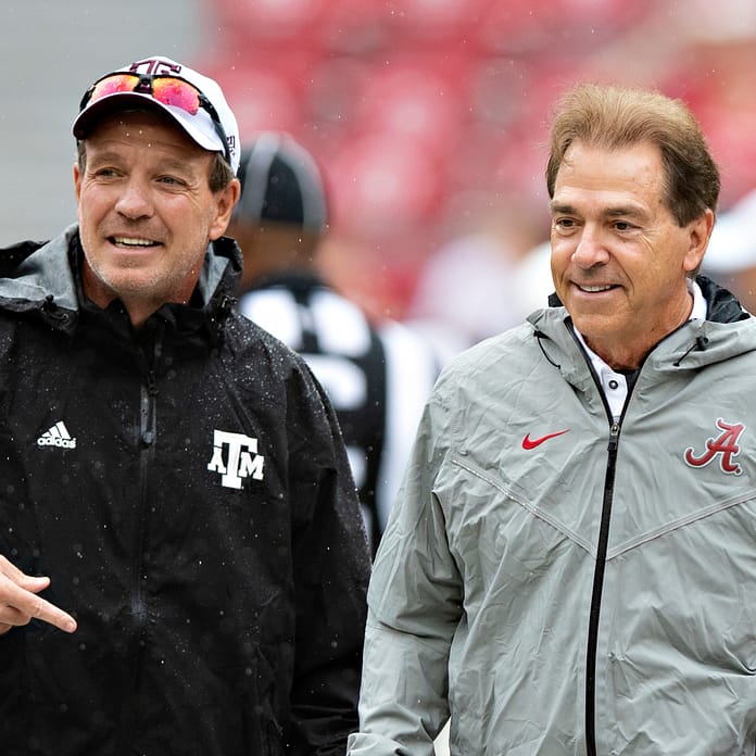 Texas A&M’s Jimbo Fisher ‘Done Talking About’ Feud with Alabama’s Nick Saban